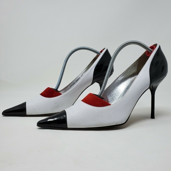Dolce & Gabbana Pointed Toe Stiletto Heel Pumps - Picture 2 of 8